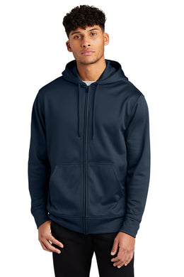 ST238 Men's Sport-Tek® Sport-Wick® Fleece Full-Zip Hooded Jacket